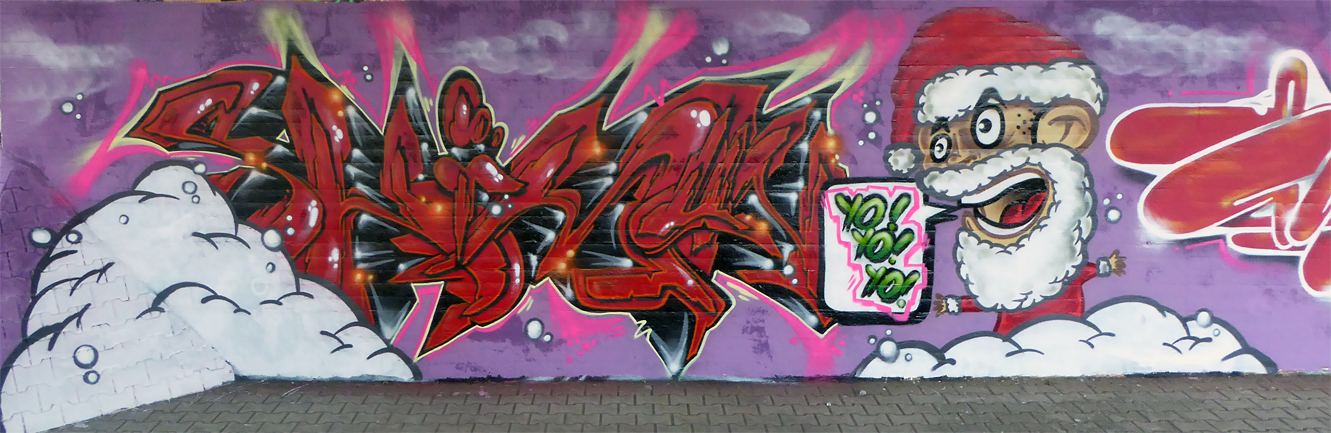 Weihnachtsgraffiti