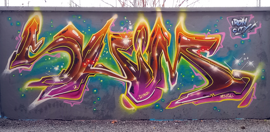 Graffiti in Iron City